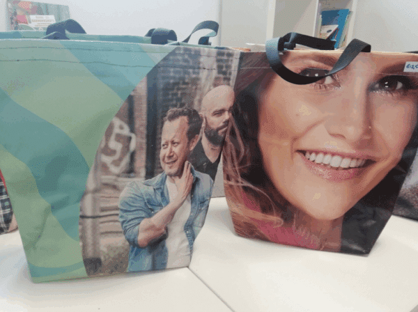 Recycle tassen van banners - Afbeelding 2