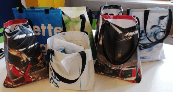 Recycle tassen van banners - Afbeelding 4