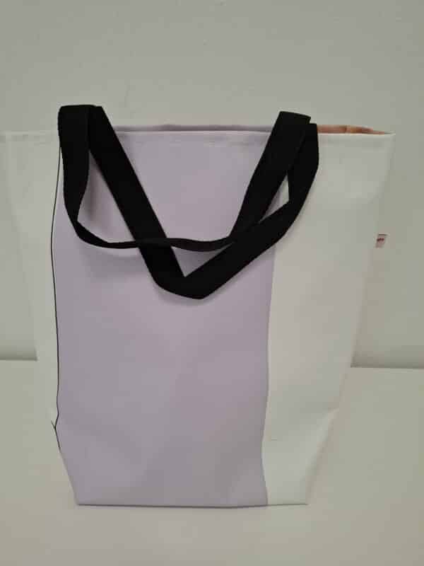 Bannertas groot - Lilla wit - Afbeelding 2