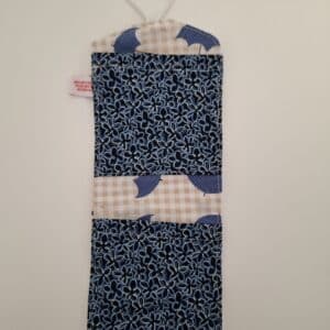 Menstruatie etui blauw