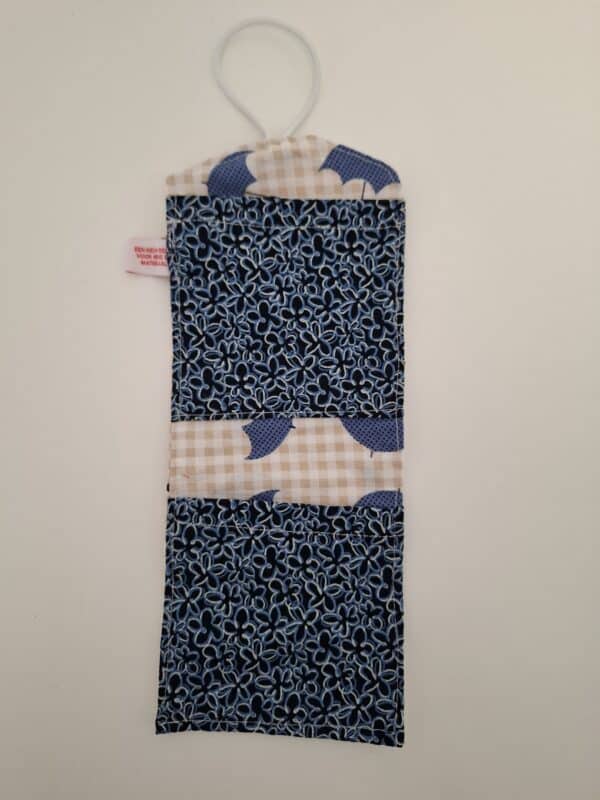 Menstruatie etui blauw