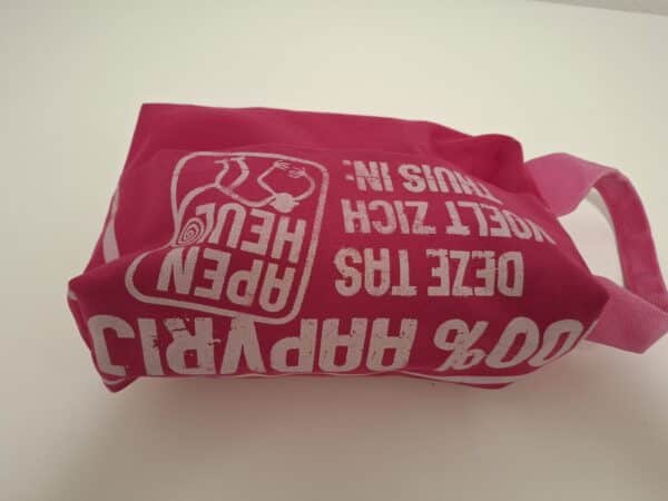Schoenentasje van Apenheul tassen roze - Afbeelding 4