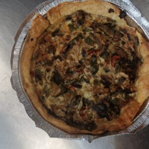 Thaise groentenquiche met kokosmelk