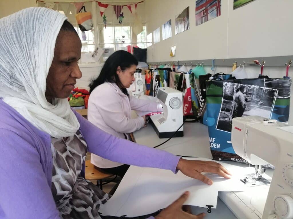 het Naaiatelier van stichting Da Capo